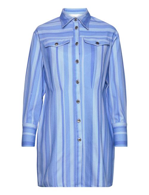Hosbjerg Juki Volume Dress Blue Hosbjerg