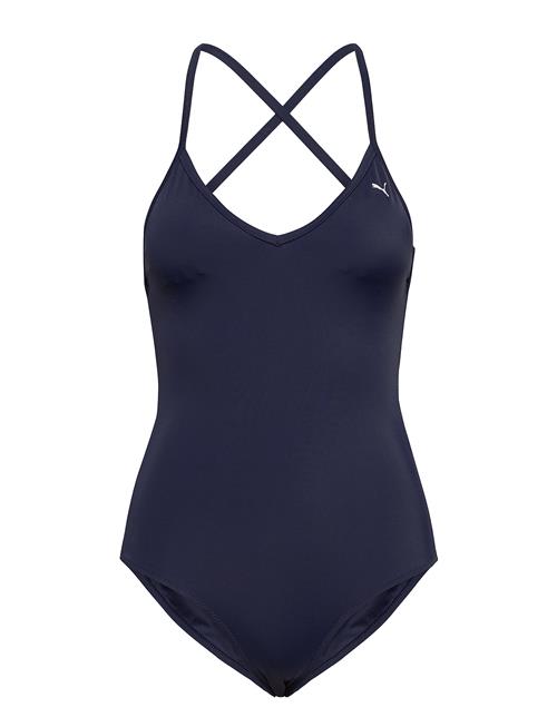Puma Swim Puma Swim Women V-Neck Crossback Sw Puma Swim *Betinget Tilbud Navy